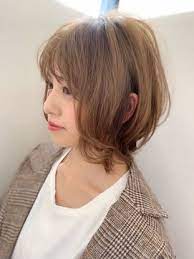 2019年春 添田イルミナカラー丸みショートヘルシーレイヤーデジタルパーマ maria by afloat マリアバイアフロート のヘアスタイル biglobeヘアスタイル 美髪 小顔 カット ショートのヘアスタイル