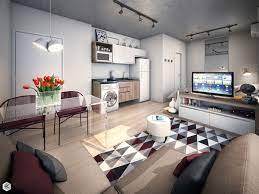 20 Cool Decorating Ideas For Small Apartments In 2020 Small Apartment Interior Apartment Interior Design Interior Design Apartment Small