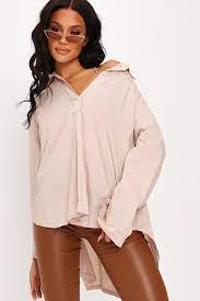 Stone Cotton Shirt Shirt I Saw It First