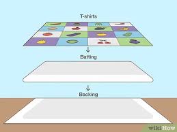 Spread the backing on your work surface and place the batting on the backing. How To Make A Quilt From T Shirts With Pictures Wikihow