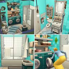 Heres a Laundry Day cutesy bathroom for ya! : rthesims