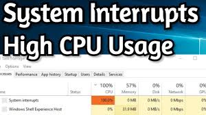 When i open task manager it was using 79% of my cpu. Fix System Interrupts High Cpu Usage On Windows 10 System Interrupts Fix Youtube
