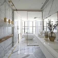 La salle de bain est l'une des premières choses que vous voyez au réveil ou une des dernières avant de vous coucher : Salle De Bain En Marbre Types Couleurs Conseils Et Idees Deco Photos