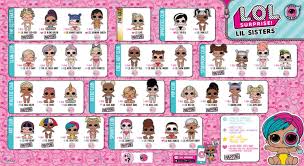 Lol Surprise Doll Series 4 Eye Spy Glam Lil Sisters Wave 2 Collector Guide List Checklist Jpg 3000 1636 Lil Sister Lol Dolls Kids Printable Coloring Pages