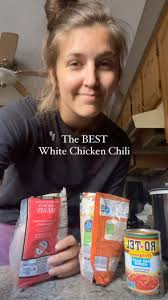 The BEST White Chicken Chili! , #whitechickenchili #crockpot #part1 #fy  #fyp #foryoupage #simple #easy #dinner #explore #explorepage