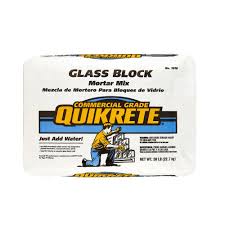 It can be used to lay brick, block, and stone. Quikrete 50 Lb Glass Block Mortar Mix 161000 The Home Depot