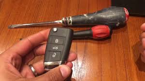 Vw Key Fob Battery Replacement 2015 2018 Youtube