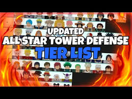 These secondary characters are used as secondary parts and their stats are weak compared to the. Updated All Star Tower Defense Tier List Update 1 Youtube