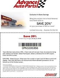 20 Off 50 At Advance Auto Parts Or Online Via Promo Code Ny51 Shopping Coupons Promo Codes Coding