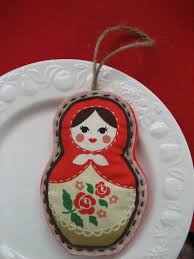 5 out of 5 stars. Nesting Doll Russian Matryoshka Babushka Hand Embroidered Felt And Fabric Christmas Ornament Holidays Christmas Fabric Christmas Ornaments Christmas