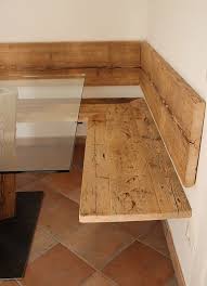 The length prohibits use in homes, but you can take them apart and miter them to fit into corners in your home, creating a breakfast nook. How To Make A Corner Dining Bench