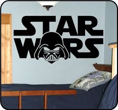 Star Wars Wall Decal Darth Vader Wall Art Boys Room Decor Etsy Star Wars Wall Decal Star Wars Decal Star Wars Bedroom