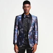 Cheap blazers, buy quality men's clothing directly from china suppliers:new 2014 european / american floral blazer men top fashion vintage print flower blazer men slim fit suit plus size free shipping enjoy ✓free shipping blazers men male 2017 blazers fashion slim fit red navy blue. Rose And Lavender Tuxedo Jacket Floral Pattern Slim Fit Blazer Prom Wedding Perfect Tux