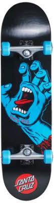 Santa cruz classic dot 8.0 black skateboard complete. Santa Cruz Screaming Hand Skateboard Komplettboard Komplettboards Skateboards