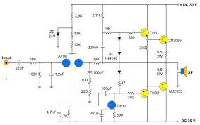 400w Amplifier With 2n3055 Mj2955 Power Amplifiers Hifi Amplifier Audio Amplifier