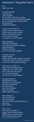 Oh adoh adoh jang ganggu. Png Song Lyrics Estapacifica Mangi West Papua Ooh Facebook