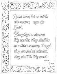 Download printable pdf, jpeg, and png. Coloring Pages For Kids By Mr Adron Isaiah 1 18 Bible Verse Coloring Page Though Your Sins Be As Scarlet