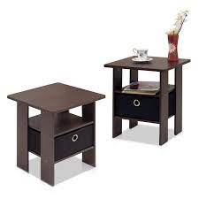 Maybe you would like to learn more about one of these? Furinno Petite End Table Bedroom Night Stand Set Of Two Brown Walmart Com Walmart Com
