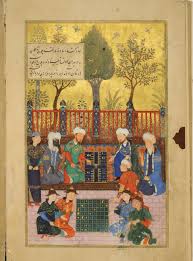 Image result for Persian manuscript chess