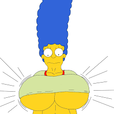 Simpsons comic by Locofuria - Marge's enormous chest