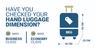 For the cabin bag, the maximum dimensions are 55 x 35 x 25cm, and the personal item dimensions can't exceed 40 x 30 x 15cm. Hand Baggage South African Airways