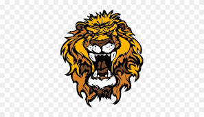 Cartoon Lion Face Roaring 2 X 30cm 300mm Angry Lion Tiger Vinyl Sticker Decal Free Transparent Png Clipart Images Download