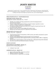 resume template b&w classic resume
