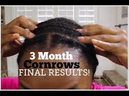 First, make parts that you would want to braid. Same Cornrows For 3 Months Final Growth Results Youtube