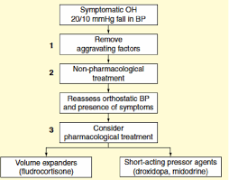 algorithm showing the therapeutic approach to patients with