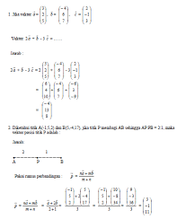 Check spelling or type a new query. Contoh Soal Materi Vektor Matematika Peminatan Kelas 10 Semester 2 Berbagai Contoh