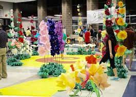 Dorothy's house crash lands in munchkinland in oz, where she meets the good witch of the north. Munchkin Land Wizard Of Oz Musical Wizard Of Oz Prom Party Decorations