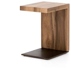 Consider positioning a long coffee table directly in front of the sofa. 22 Liviano C Table Natural Yukas Side Iron Bronzed Modern Contemporary Design Transitional Side Tables And End Tables By Noble Origins Llc Houzz