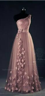 Use Butterflies Instead Of Flower Petals Pink Evening Dress Tulle Evening Dress Occasion Dresses