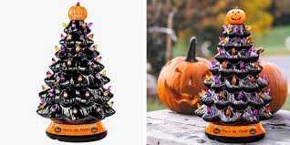 It is approximately 16 inches tall. You Can Get A Black Ceramic Tree On Amazon For A Classic Halloween Piece