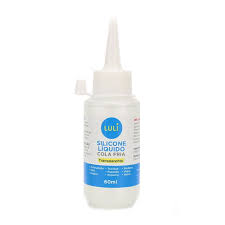 Utilidades e decoração » loiça e acessórios. Cola Fria De Silicone Liquido 60ml Luli Andre Armarinhos