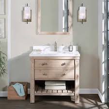 Northridge Home Elbe Rustic 36 In Bathroom Vanity In 2020 Single Sink Vanity Vanity Sink 30 Vanity