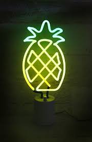 Neon Pineapple Lamp Pineapple Neon Light Neon Light Signs Neon Bar Lights