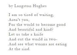 Langston Hughes Poems Google Search Waiting Quotes Quotable Quotes Langston Hughes Poems