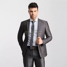 Retrouvez aussi nos kit déco de voiture mariage et nos kits de décoration florale vous trouverez des idées de déco pas cher ainsi que des housses de chaise et des tentures. Costume Homme De Mariage Gris Haute Couture Pas Cher 2 Pieces Veste Pantalons Suits Jackets Suit Jacket