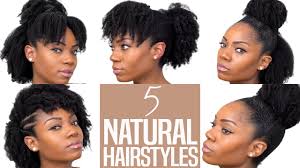 On this list, i have featured 50 natural hairstyles for black women. 5 Natural Hairstyles For Medium To Long Natural Hair Type 4 Hair Youtube