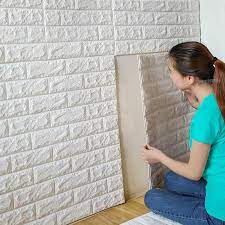 70x77cm Pe Foam 3d Wall Stickers Safty Home Decor Wallpaper Diy Wall Decor Brick Living Room Kids B Brick Wall Paneling White Brick Wallpaper Brick Living Room