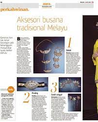 Pakaian tradisional melayu yang dipersembahkan oleh ahli kumpulan seroja biru culture heritage tourism 2019 universiti malaysia kelantan. Aksesori Busana Tradisional Melayu Klik