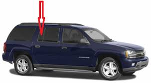 Toyota sienna 2004, front power window regulator without motor by wai global®. Rear Vent Glass Passenger Side Chevrolet Trailblazer Ext 4 Door Utility 2002 2006