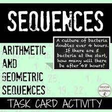 My problem is to see how many attempts it would take, or would be if you get the first card correct, then there are then 51 ways to pick the wrong card for the second one in the sequence. Arithmetic And Geometric Sequences Activity Word Problem Task Cards