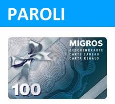 CONCOURS "PAROLI" MIGROS MAGAZINE Gagnez 2 cartes cadeaux Migros d'une  valeur de CHF 100 chacune - RADIN.ch échantillon concours gratuit suisse  bons plans