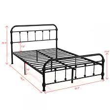 Bed frame for headboard and footboard full size. 35 Tall Vintage Full Size Bed Frame W Headboard Footboard Headboard And Footboard Metal Beds Black Bed Frame