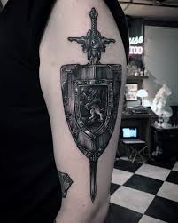 Maybe you would like to learn more about one of these? Top 70 Best Shield Tattoo Design Ideas For Men Armor Body Art