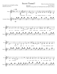 In case you have the lyrics to secret. Print And Download In Pdf Or Midi Secret Tunnel Rewrite Of The Short Bits Of The Song Seen In Avatar Avatar Funny Avatar The Last Airbender Art Secret Tunnel