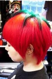 Japanese Teens Dye Hair Red In New Ripe Kanjuku Tomato Hairdo Artistic Hair Dyed Hair Dyed Red Hair
