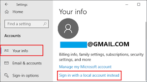 · go to the accounts section. How To Remove Microsoft Account From Windows 10 Pc